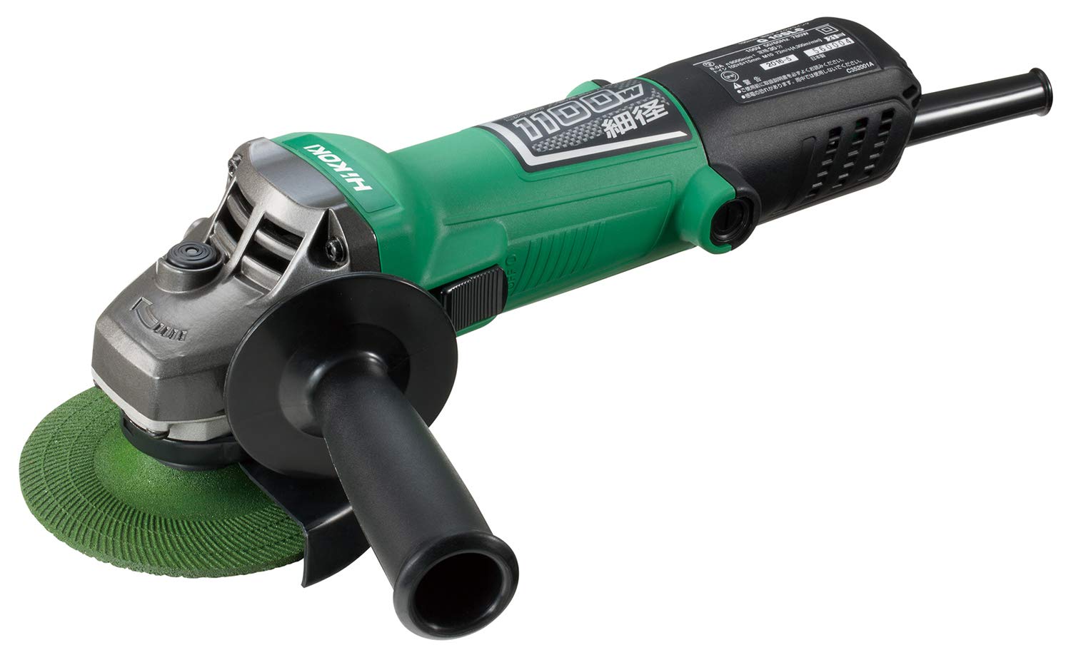 

HiKOKI Electric Disc Grinder Grinding Wheel Outer Diameter 100mm Hole Diameter 15mm AC100V G10SL6