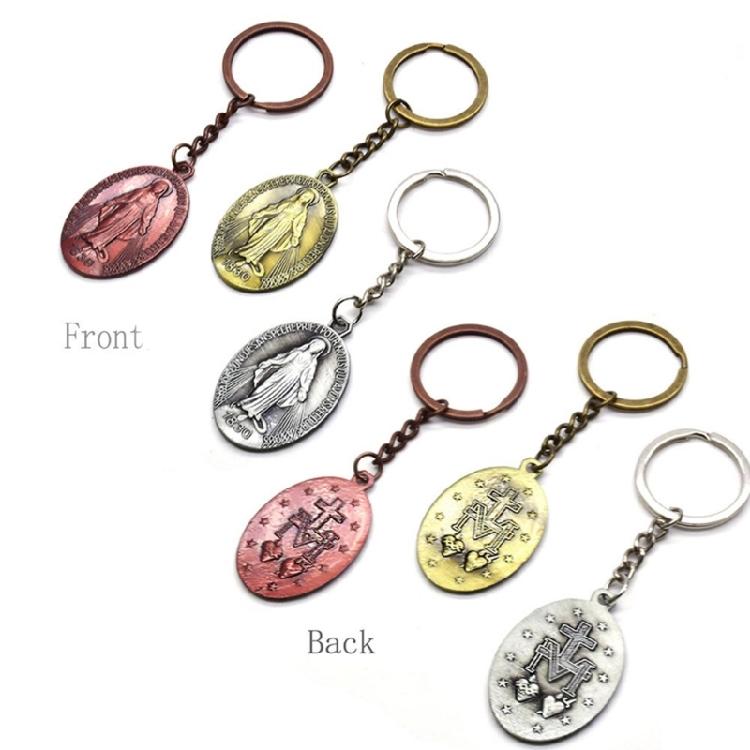 Christian VirginMary Keyring Jewelry Car Keychains