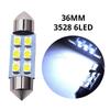 10X Car Led 3528 1210 White 6SMD LED Bulb 6500k Super Bright for Reading Dome Festoon Lamp Trunk License Plate Interior Lighting