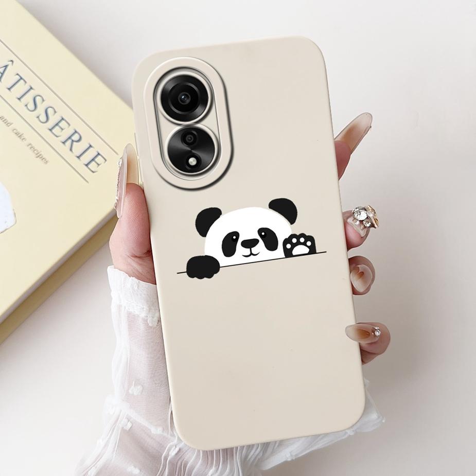 For Oppo A78 4G Case CPH2565 New Fashion Candy Painted Back Cover Shockproof Phone Case For Oppo A78 A 78 OppoA78 4G Soft Fundas