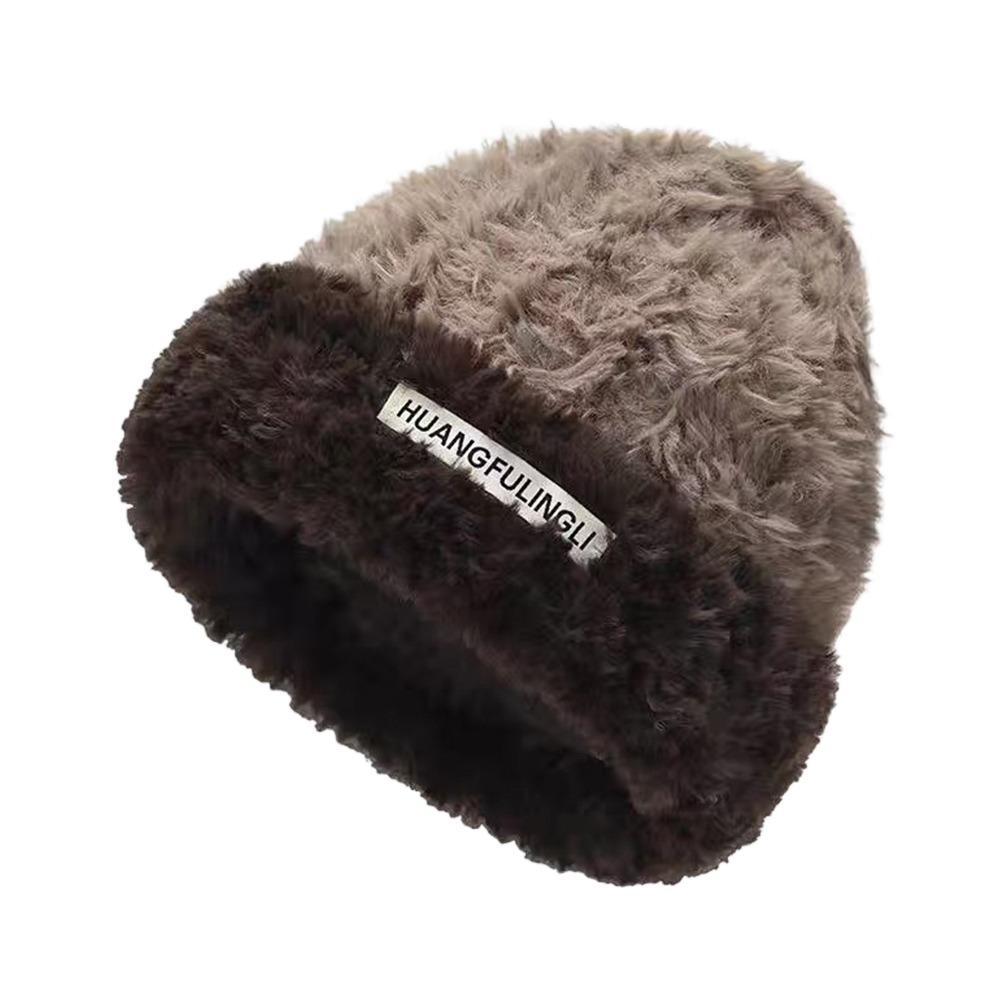 Soft Y2k Beanies Thickened Winter Knitted Hat Casual Bonnet Caps  Riding