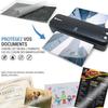 Waytex pack 50 feuilles de plastification a4 75 microns finition brillante transparente