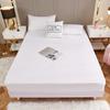 1 Piece of Solid Color Bed Sheet for Bedroom 100%Polyeste Elastic Band Around Bedding Fitted Sheet Only (excluding Pillowcases)