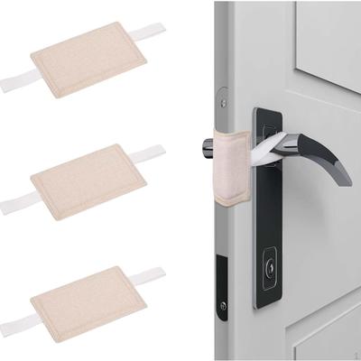 3Pcs Door Silencer Latch Cover ,Anti Collision Sound Insulation ,Door Closer Jammer