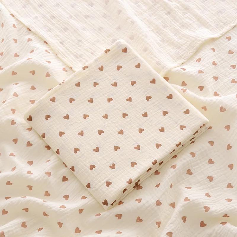 Newborn Baby Cotton Blanket Summer Bedding Babies Stuff  Throw Blanket Muslin Squares Receiving Blanket