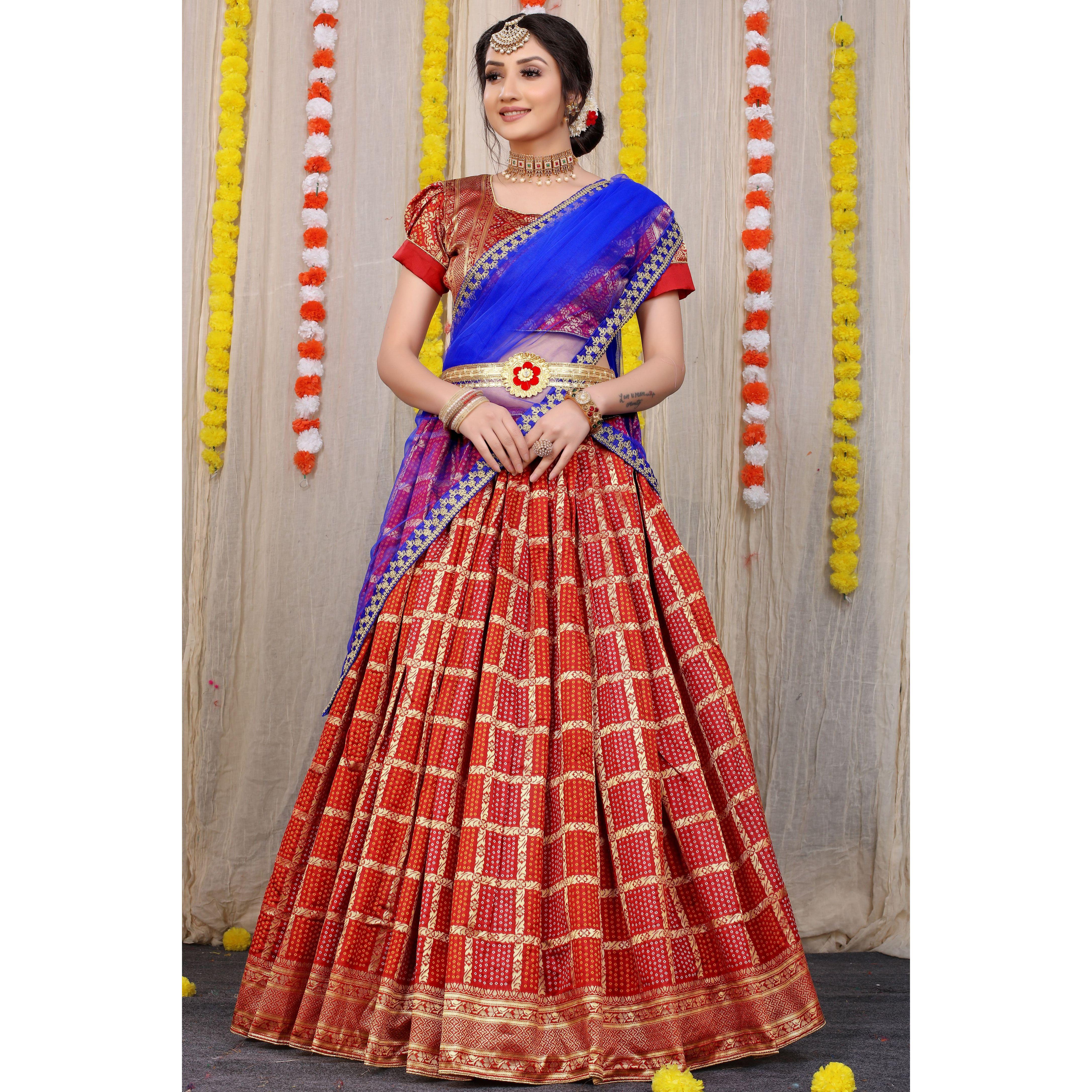 

Новая привлекательная и красивая одежда для вечеринок Silk Lehenga choli