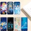 Cinderella Transparent Phone Case for Motorola Moto G7 G8 G9 G84 G85 G73 G24 G15 Z2 Play Power Plus