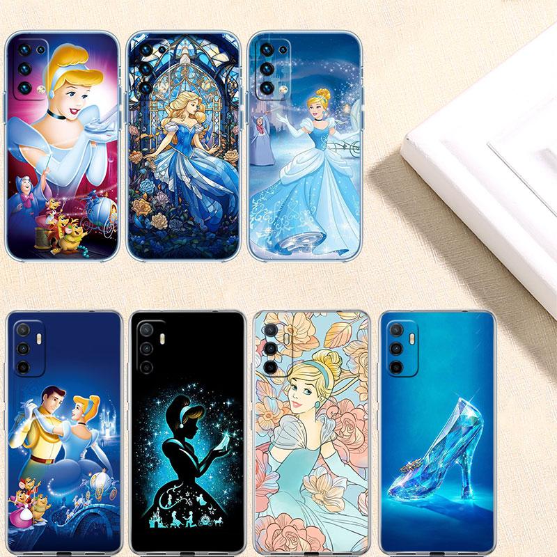 Cinderella Transparent Phone Case for Motorola Moto G7 G8 G9 G84 G85 G73 G24 G15 Z2 Play Power Plus