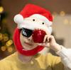 Santa Hat & Reindeer Headband Christmas Photo Props