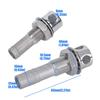 Boat Vent Fitting 316 Stainless Steel 16 mm Screened Straight Outlet with Threaded Body for Marine Ventilation Use