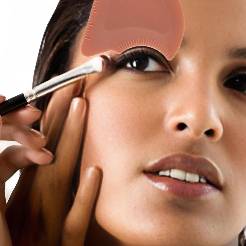 Eye Makeup Stencils Precision Makeup Tools Beauty Tools Makeup Stencils Beginner Makeup Auxiliary Tool, Silicone Multifunctional