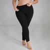 New Trade Large Size Leggings Winter Seamless Integrated Fleece Thickened Nine-Point Pants
