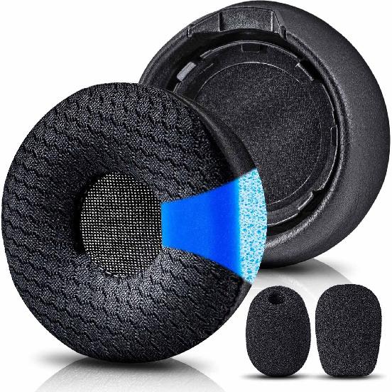 Engage 75 Earpads - Compatible with Engage 75/65 Headset I Cooling Gel Mesh Replacement Ear Cushions with Microphone Foam - NOT FIT Engage