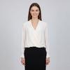 Cream V-neck Blouse Butter Woman IMPERIAL