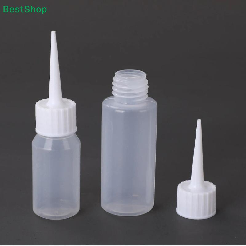 10Pcs Precision Tip Glue Bottles - 30/50/100ml Soft Rubber Squeeze Bottles with Scale Markings