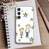 F-Charlie and Lola Cartoon Phone Case For Samsung Galaxy A73,21,22,32,71,53,52,51,80,5G Soft Black Cover