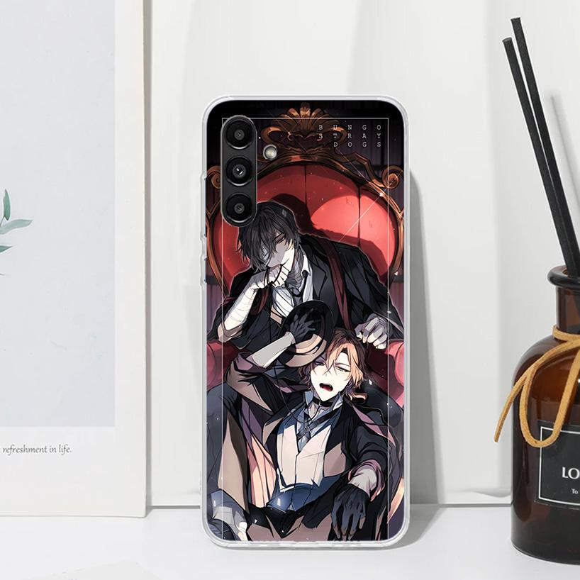 Bungo Stray Dogs Double Black Phone Case For Samsung Galaxy A17 A37 A57 A16 A26 A36 A56 A15 A25 A35 A55 A14 A24 A34 A54 A13 A23