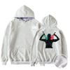 Sword Art Online Loose Fit Hooded Pullover Sweatshirt - Korean Street Style, Long Sleeve, New Collection