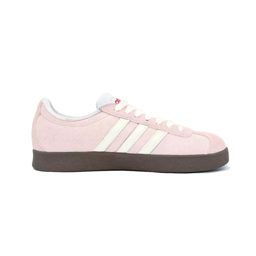 Adidas VL Court Pink Mist Butterfly Whisper Abrasion Resistant Lightweight Low top German Army Trainers Women's JS3003(Team1994-)