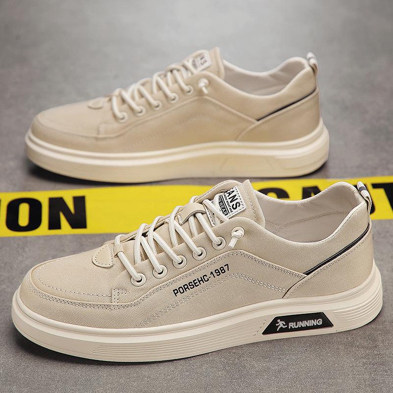 

Canvas board shoes men s casual trendy shoes student teenagers 2025 spring trendy men s shoes breathable cloth shoes men s 44