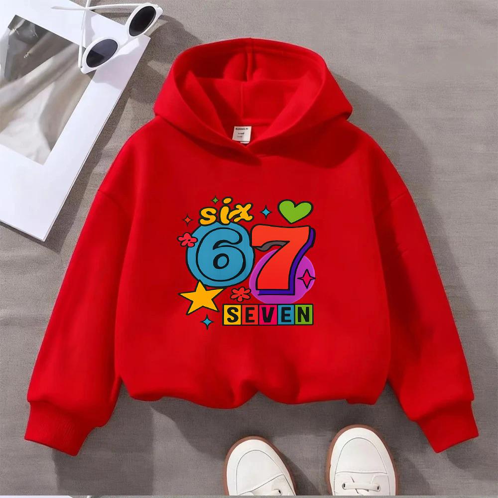 

Kids Christmas Sweatshirt 67 Years Old Boys Girls Colorful Number Print Long Sleeve Holiday Casual Pullover Top 120