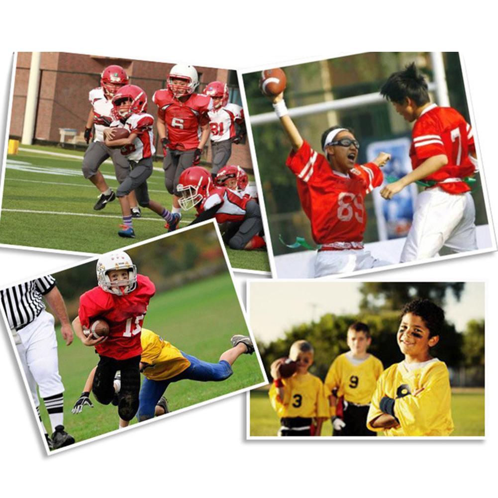 Size 3 American Football Soccer Rugby Association Football Footy Game Ball Sports Football Game Ball for Children with Inflator