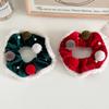 Autumn And Winter Plush Headband  Christmas New Year Hair Rope Plush Large Scrunchies Women's Hair Accessories