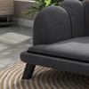 Dog Sofa, Pet Couch Bed for Medium, Large Dogs, with Legs, Cushion - Grey