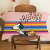 Classic Comic S-Snoopy Dog Pillow Towel Made Of Polyester Non-slip Cartoon Style Breathable Washable Pillowcase For Home Use