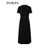 Ports Women's Geometric Colorblock Short-Sleeve Commuter Dress