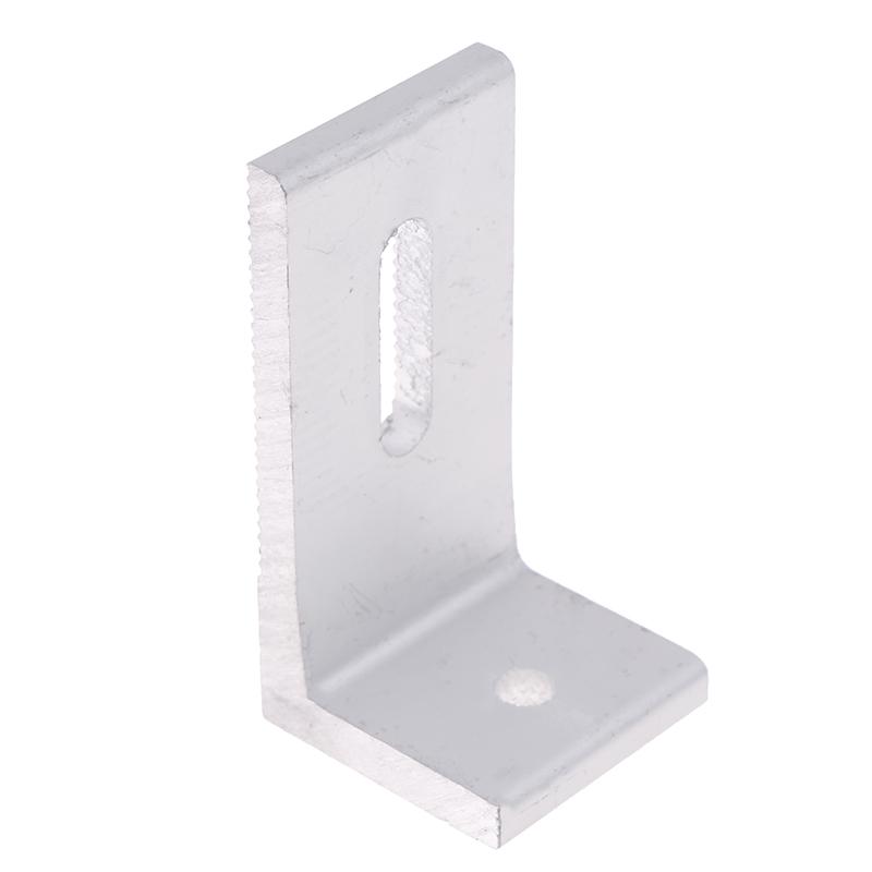 

1Pcs Solar Panel Module Aluminum Bracket L Solar Mount Bracket For Rv Boat Off Grid Roof Solar System Accessories серебряный