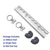 Latest-Single Stud Fittings RV 19.7 Inch L Track Rail Kit(1 Set) For Enclosed Trailer Trucks Vans