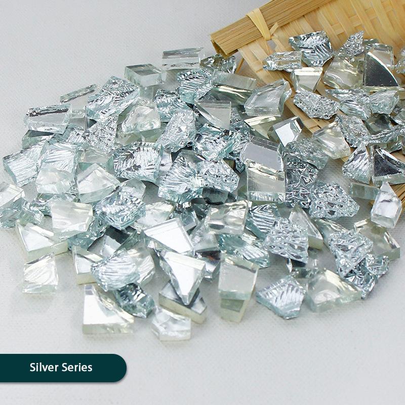 Diy Mosaic Fragments Irregular Shaped Handmade Stone Jade  Glass Particles