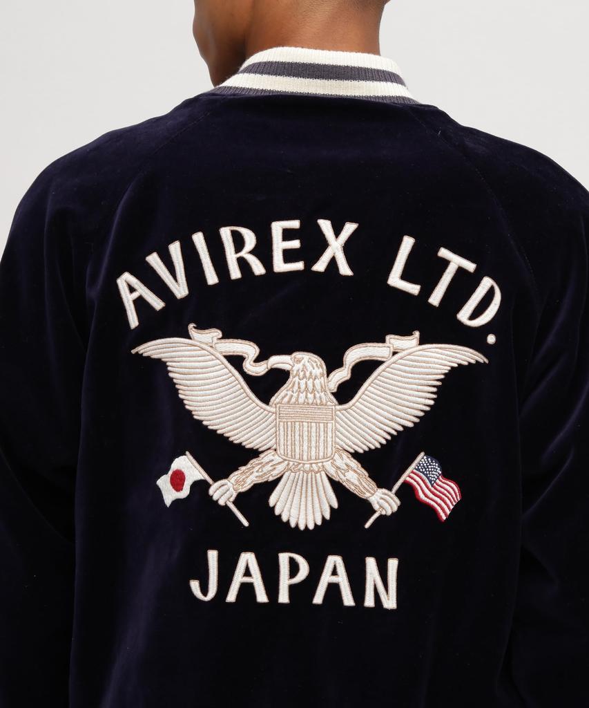 Avirex SOUVENIR COLLECTION FADED VELVETEEN SUKA Size XL JACKET, Men's, (120), Navy, 783-5252023