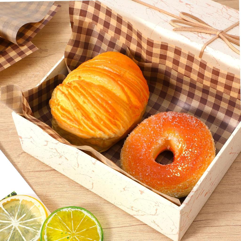 200Pcs Wax Paper Sheets for Food Waxed Deli Paper Sheet Parchment Basket Liner Food Picnic Wrap for Greaseproof Sandwich Burger BBQ Festival Party