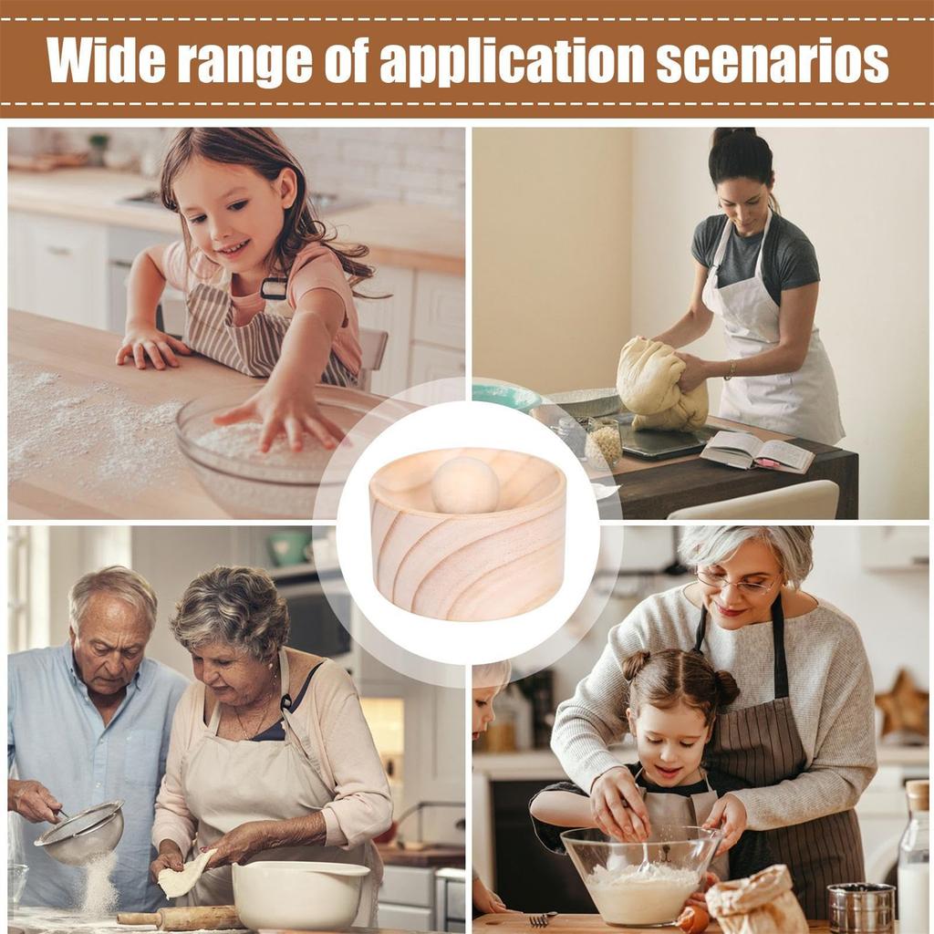 Formička na knedlíky, nepřilnavá, dřevěná, manuální kuchyňské náčiní, nástroj na lisování těsta, tradiční zařízení na těsto, vybavení na vaření, Domov a kuchyně