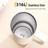 FUGURNG BESTJOY 1000ml Isolierter Doppel-Getränkebecher mit Griff
