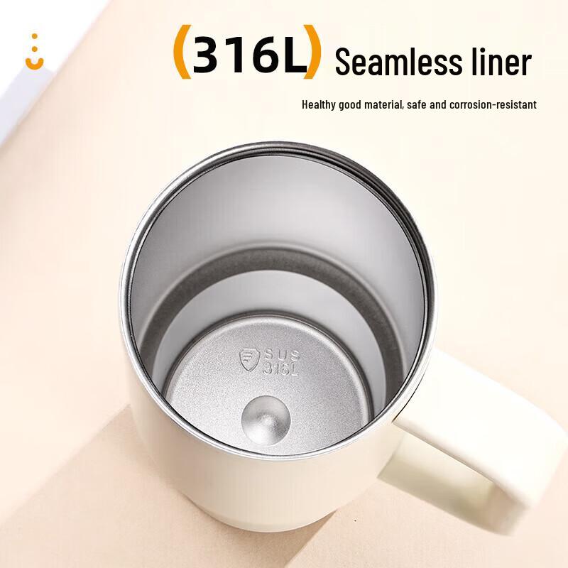 FUGURNG BESTJOY 1000ml Isolierter Doppel-Getränkebecher mit Griff