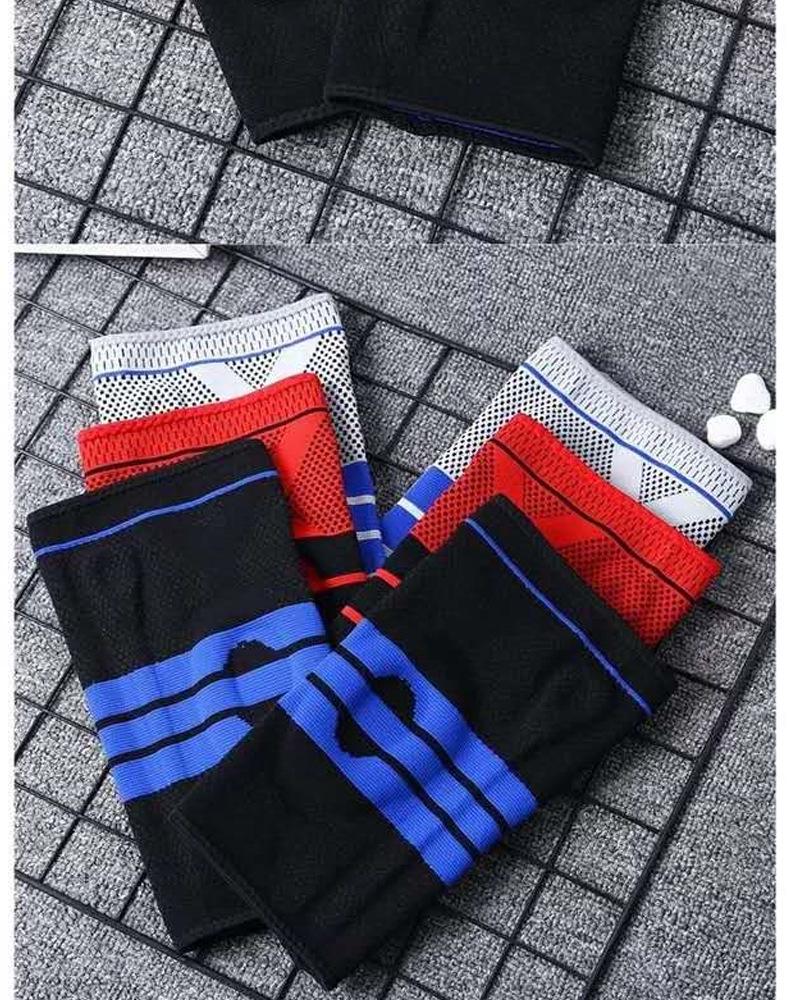 Silicone Spring Support Knee Pad for Sports: Cycling, Basketball, Mountaineering, Running, Fitness