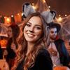 Sweet Plush Cat Ears Headband Realistic Lolita Ears Headwear Cat Ear Headband  Costume