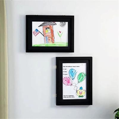 Marcos de Arte para Niños Frontal Magnético Abierto Pantalla Cambiable Decoración del Hogar Frametory para Niños Para Póster Foto Dibujo Pinturas Imágenes NUEVO