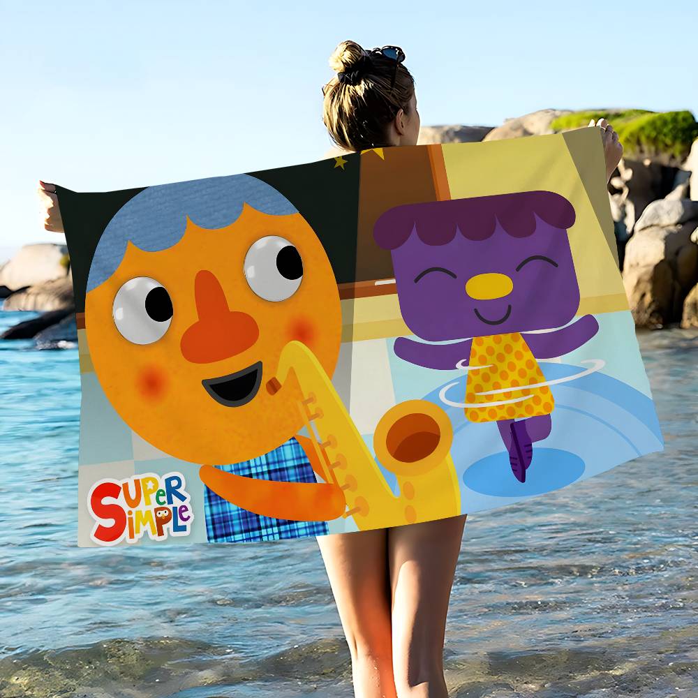 S-Super S-SimpleS Songs Microfiber Beach Towel Absorbent Quick dry Soft Yoga Swimming Resort Mountain Climbing Towel