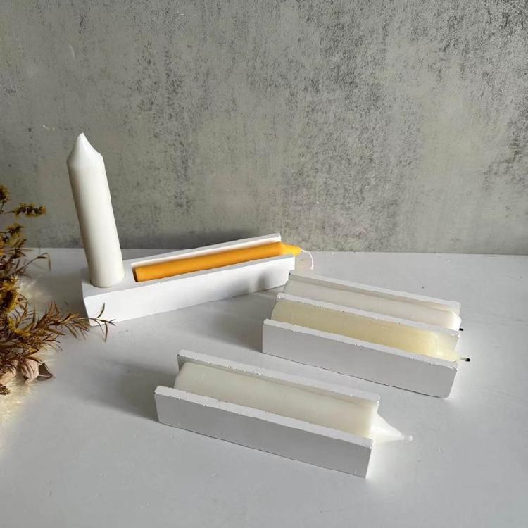 Elongated Silicone Craft Mould 3D Elongated Candle Holder Mould Decorations Tool