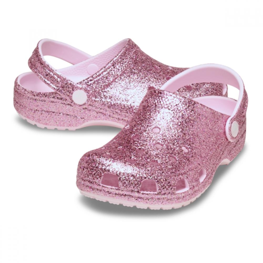 Crocs Kids Classic Chunky Glitter Clog 211939 6zw J2(210)
