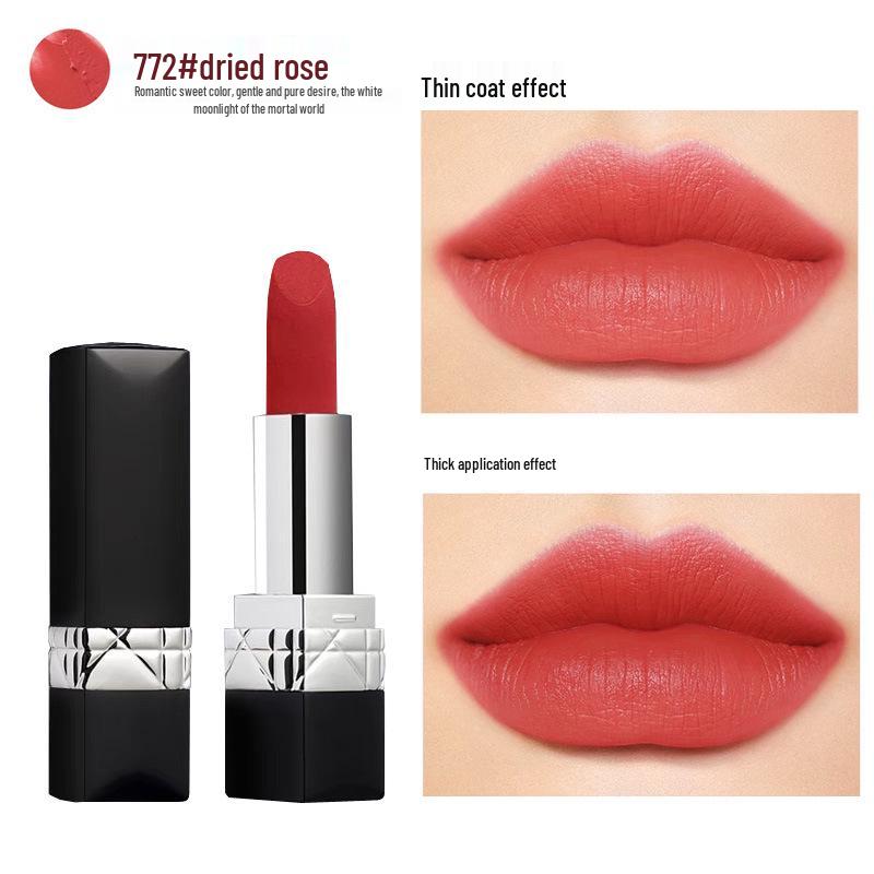 Flaming Blue Gold 999 Matte Moisturizing Lipstick - 720 Velvet, Long-lasting Matte Velvet Whitening 888