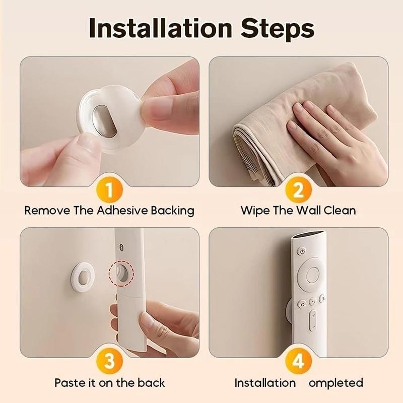 Magnetic Remote Control Wall Holder Strong Magnet Easy Installation For Home Living Room Office Bedroom