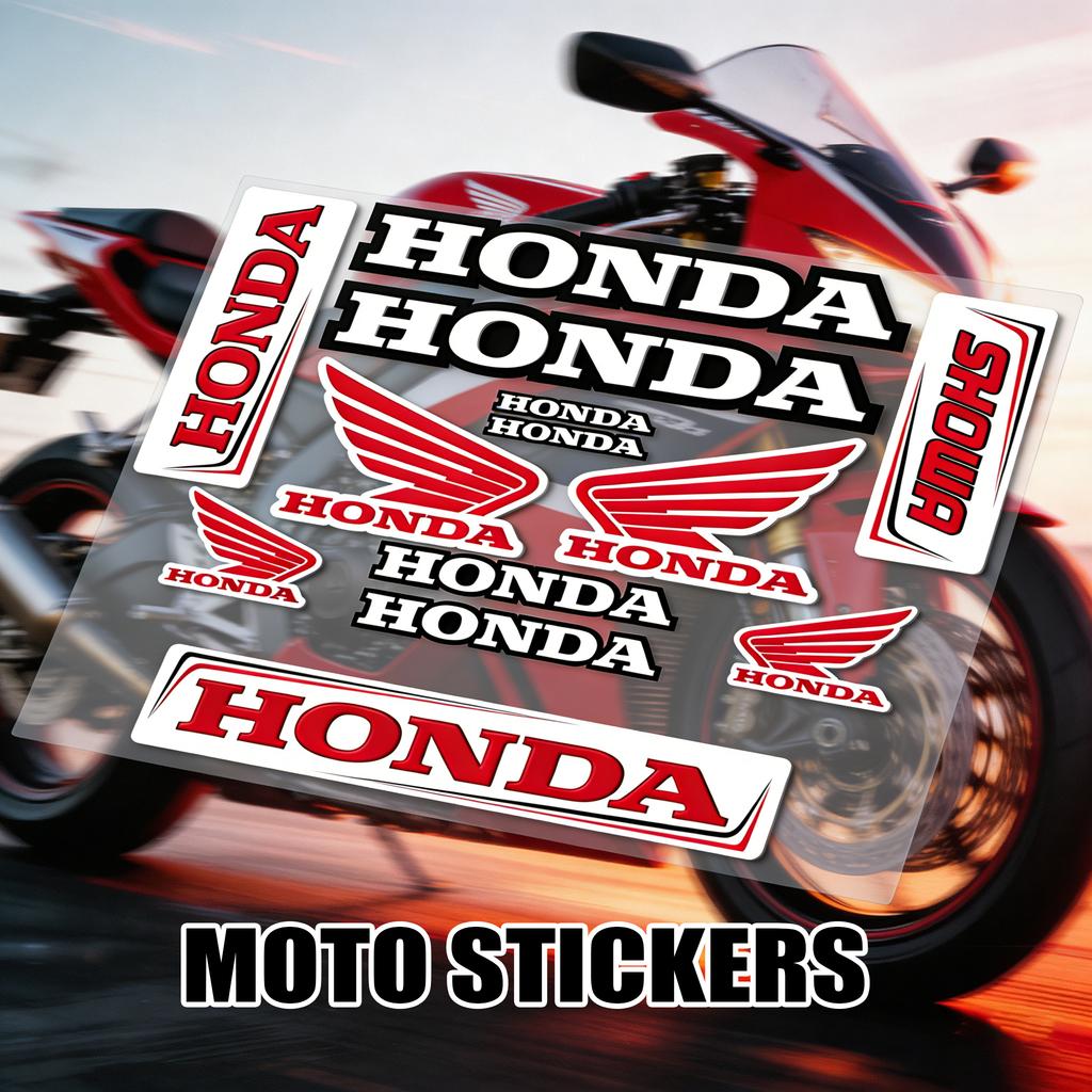 ydcr7 Stickers Moto Sticker Auto Body Bumper for Honda Windows Motorcycle Laptop Walls Vinyl Decal Car Tuning Accessories