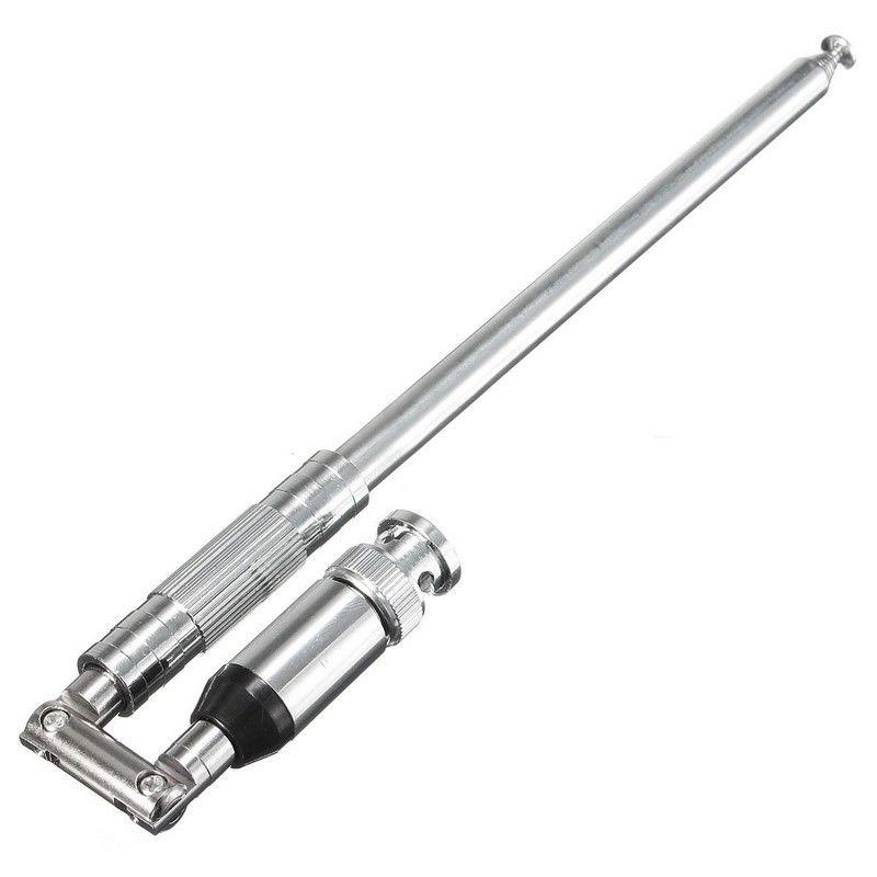 

BNC Антенна Радиоприемник FM-радио Нержавеющая сталь для Авиации BNC Интерком 118-136МГц Бытовая электроника