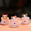 Puppy Kitten Dog Cat Figurines Gashapon Toys Miniature Dog Ornaments  Garden Ornament