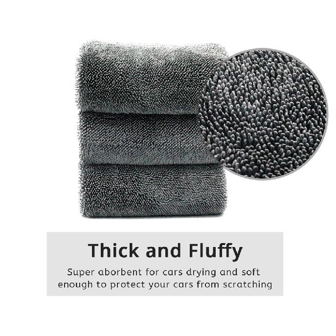 Microfiber Twist car wash towel Professional Car Cleaning Drying Cloth towels for Cars Washing Polishing Waxing